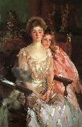 John Singer Sargent Mrs Fiske Warren her Daughter Rachel USA oil painting reproduction